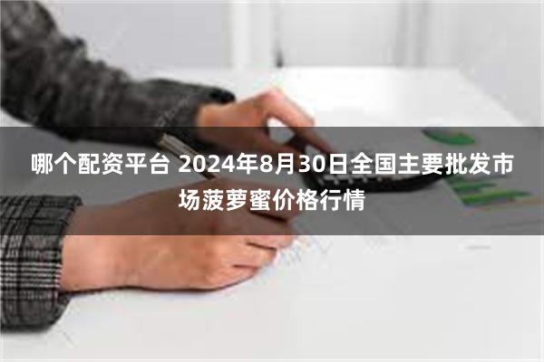 哪个配资平台 2024年8月30日全国主要批发市场菠萝蜜价格行情